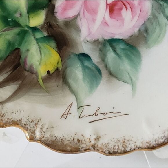 VTG Hanging Plates (2) Signed - Picture 3 of 10